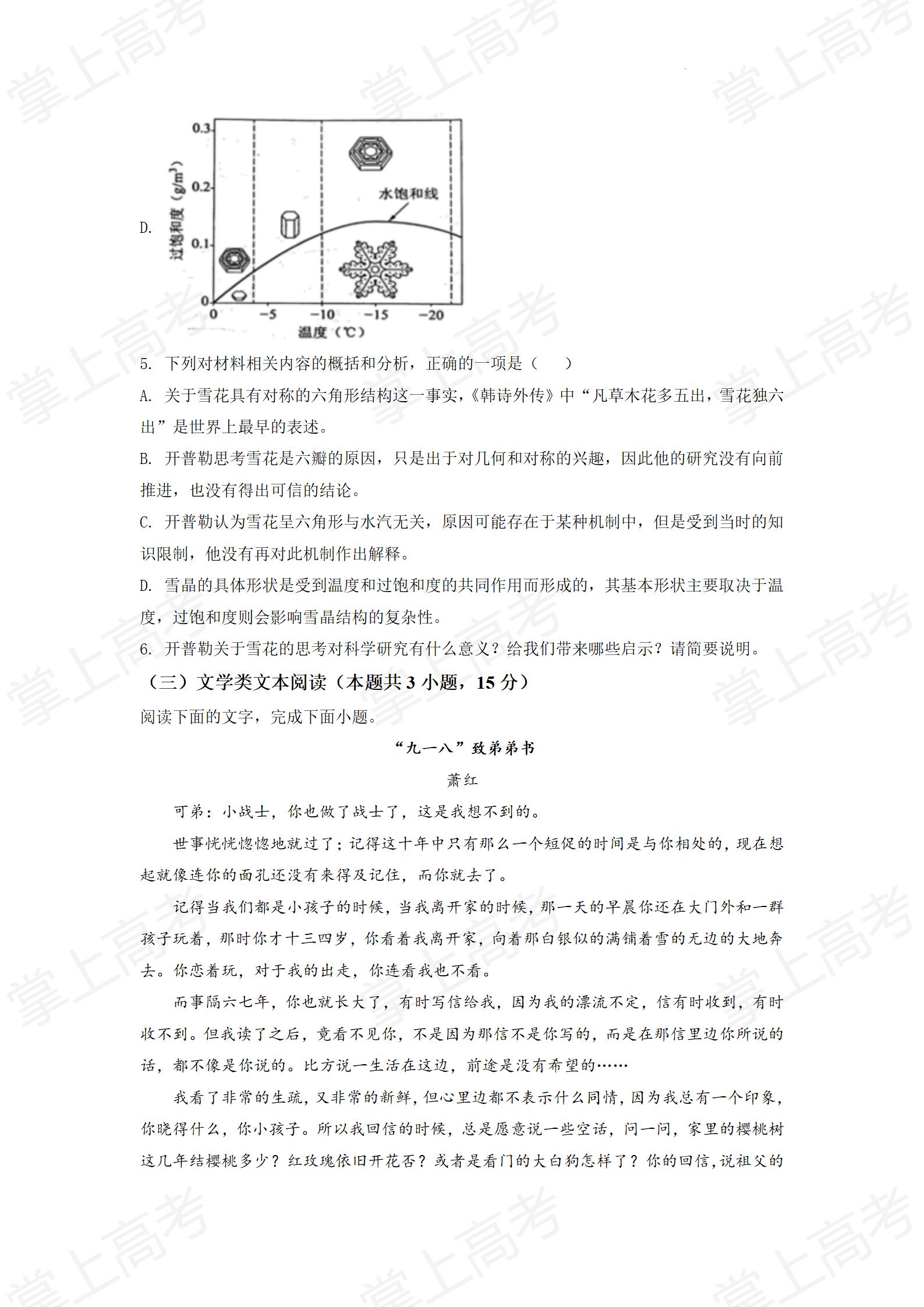 精品解析:2022年全国乙卷语文试题(原卷版)_05
