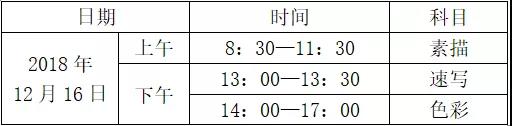 浙江2019艺考美术省统考12月16日举行 考前提醒要注意