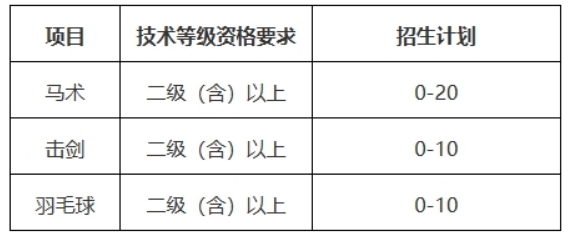 2024年武汉商学院运动训练专业招生简章