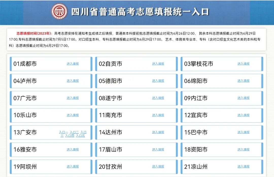 必看！四川省2023年志愿填报系统操作流程图文解析！